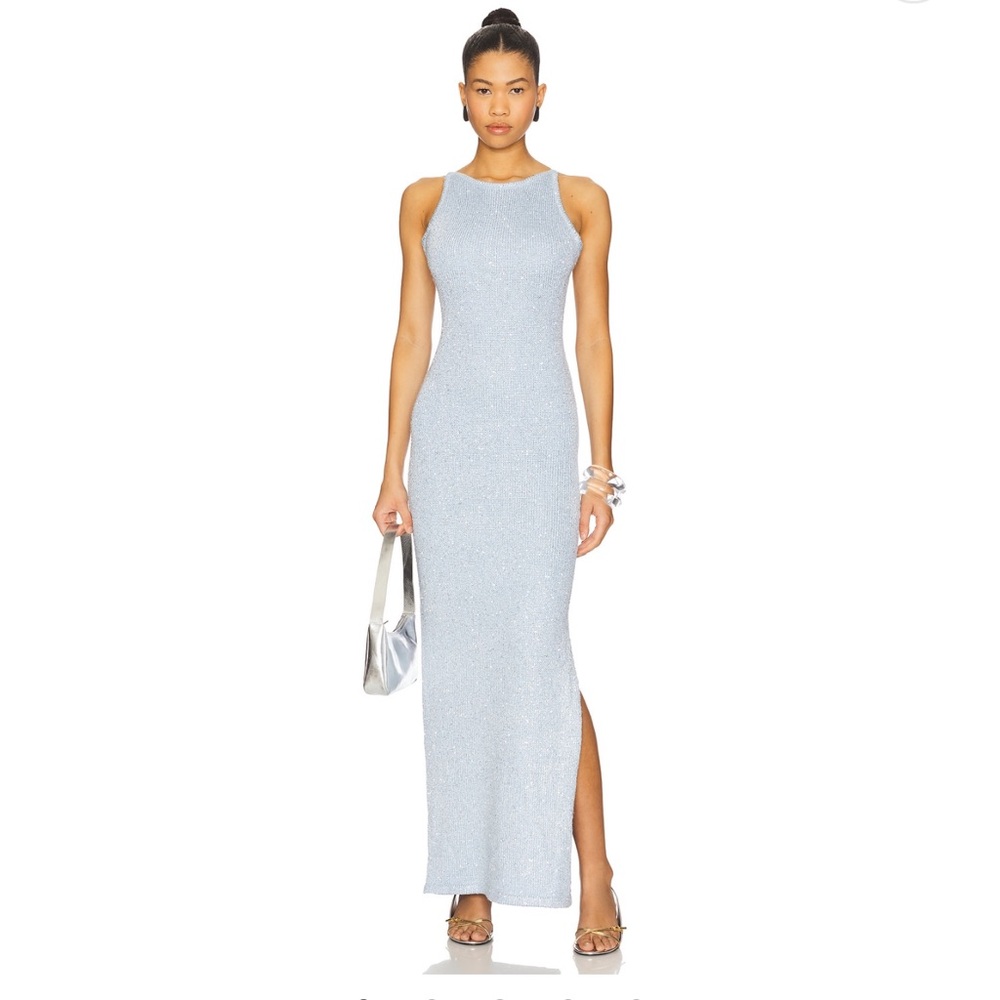 Azaria True Maxi Dress in Blue by SNDYS